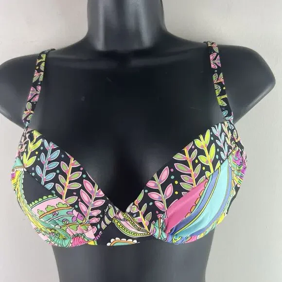 Trina Turk Bikini Set Women's XS Floral Colorful - Picture 3 of 8